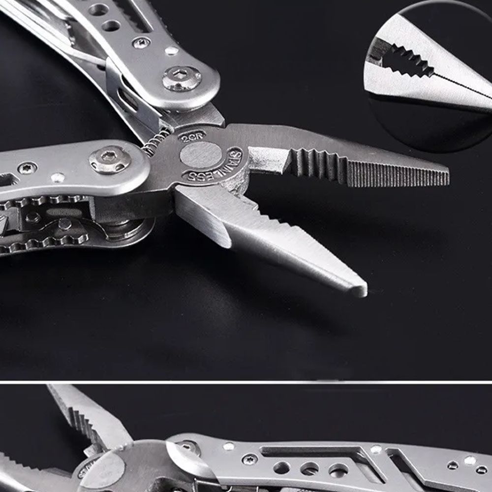 Multitool 24 in 1 – Kompaktes Multifunktionswerkzeug mit Zange, Messer, Schraubendreher & mehr – Ideal für Fotografen, Outdoor & Camping Multitool 24 in 1 – Kompaktes Multifunktionswerkzeug mit Zange, Messer, Schraubendreher & mehr – Ideal für Fotografen, Outdoor & Camping