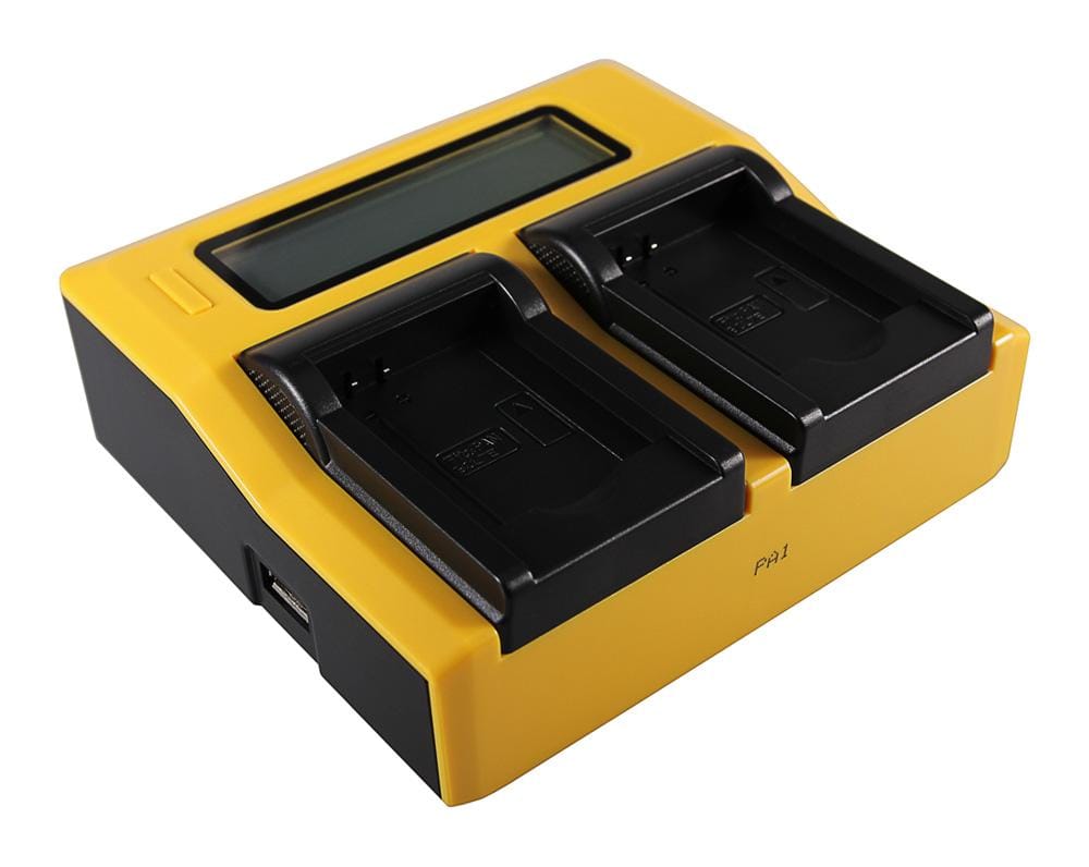 PATONA Dual LCD USB Ladegerät für Panasonic DMW-BCL7 Lumix F5 FH50 FS50 SZ3 SZ9 XS1 PATONA Dual LCD USB Ladegerät für Panasonic DMW-BCL7 Lumix F5 FH50 FS50 SZ3 SZ9 XS1