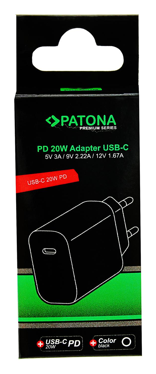 PATONA Premium PD20W Adapter 5V 3A 9V 2.22A 12V 1.67A USB-C PD3.0 QC3.0 weiß PATONA Premium PD20W Adapter 5V 3A 9V 2.22A 12V 1.67A USB-C PD3.0 QC3.0 weiß