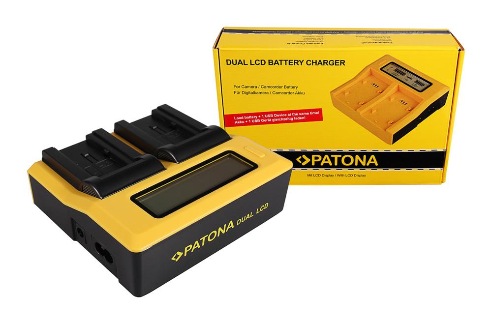 PATONA Dual LCD USB Ladegerät für Canon BP-718 727 Legria HF R36 HF306 HF38 HF406 HF48 HFM506 PATONA Dual LCD USB Ladegerät für Canon BP-718 727 Legria HF R36 HF306 HF38 HF406 HF48 HFM506