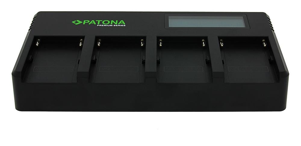 PATONA Premium 4-fach Schnell-Ladegerät für Akkus der Sony F-Serie F960 F970 PATONA Premium 4-fach Schnell-Ladegerät für Akkus der Sony F-Serie F960 F970