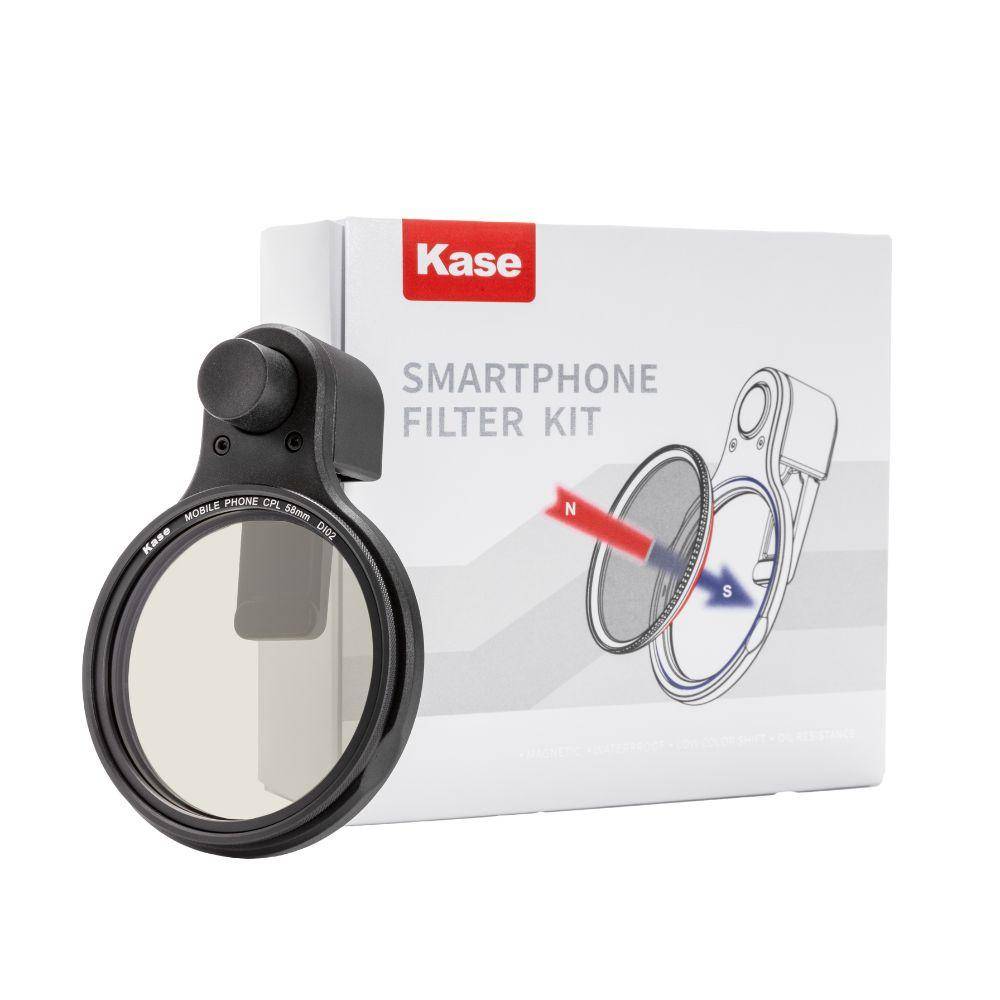 Smartphone Magnetischer Polfilter 58mm mit Magnetischem Clip Smartphone Magnetischer Polfilter 58mm mit Magnetischem Clip