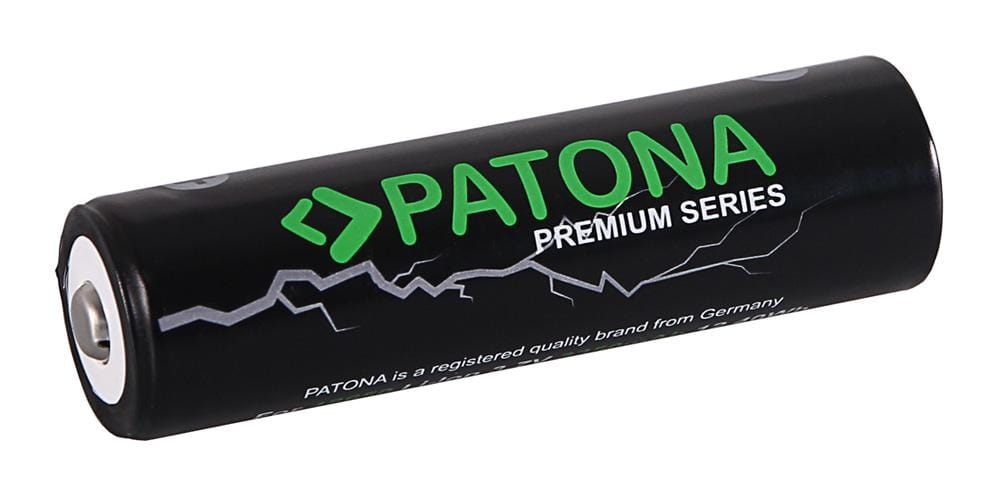PATONA Premium 18650 Li‑Ion Akku ungeschützt Sharp/Button Top 3,7 V 3500 mAh