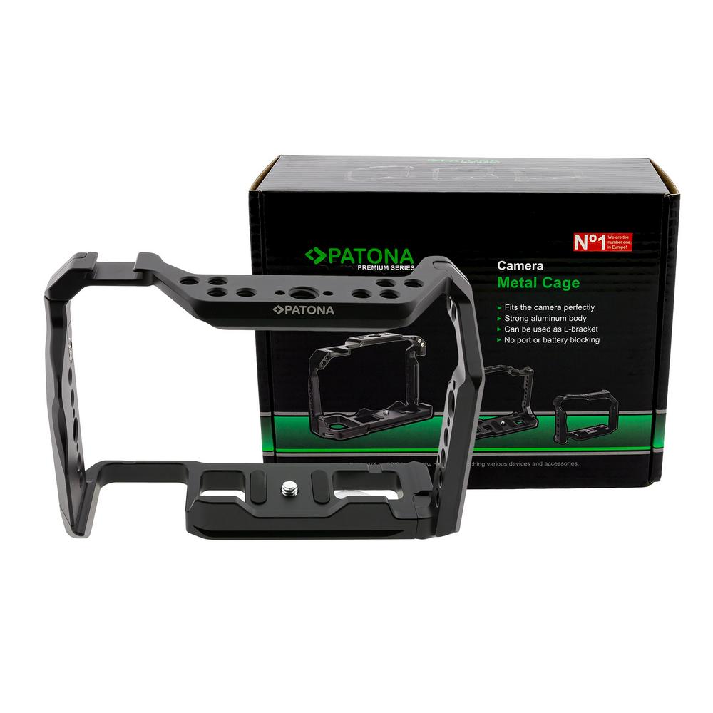 PATONA Premium Kamera Cage Käfig für Sony A7R Mark V Body Black