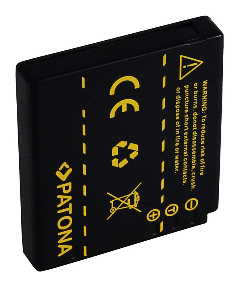 PATONA Akku für Panasonic DMC-FX30 FX-30 CGA-S008E DMW-BCE10E