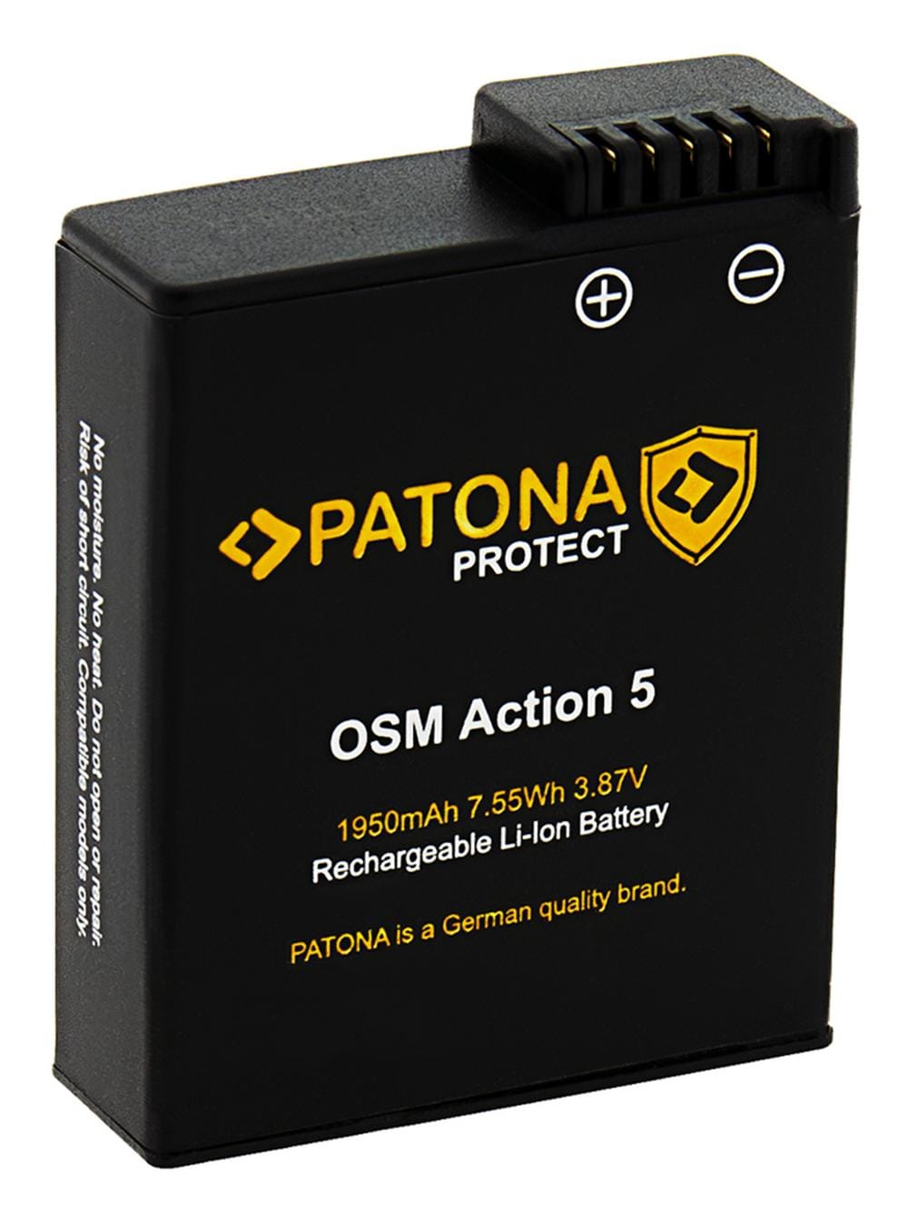 PATONA PROTECT Akku für DJI Osmo Action 3 4 5 und DJI Osmo 360