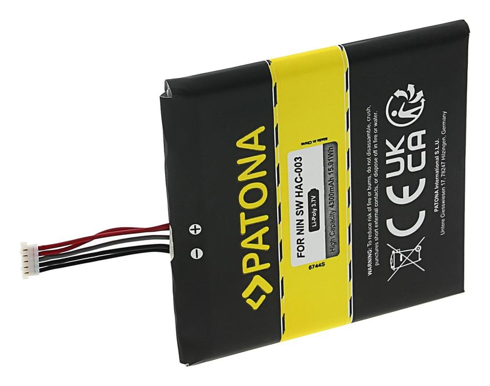 PATONA Akku für Nintendo Switch Console HAC-003 P NHAC-003 HAC-A-BPHAT-C0 HAC-S-JP