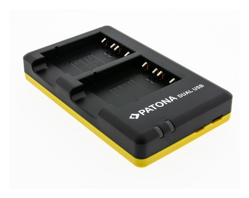 PATONA Dual Schnell-Ladegerät für Sony NP-BG1 DSC H55 H70 inklusive USB-C Kabel