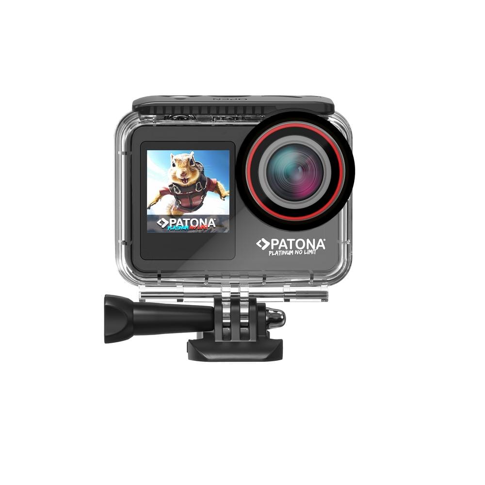 BIG SET PATONA Action Cam Life SL5 6K 90fps 64MP EIS 170° 7G Akkus Dual‑Ladegerät 64GB Karte Zubehör