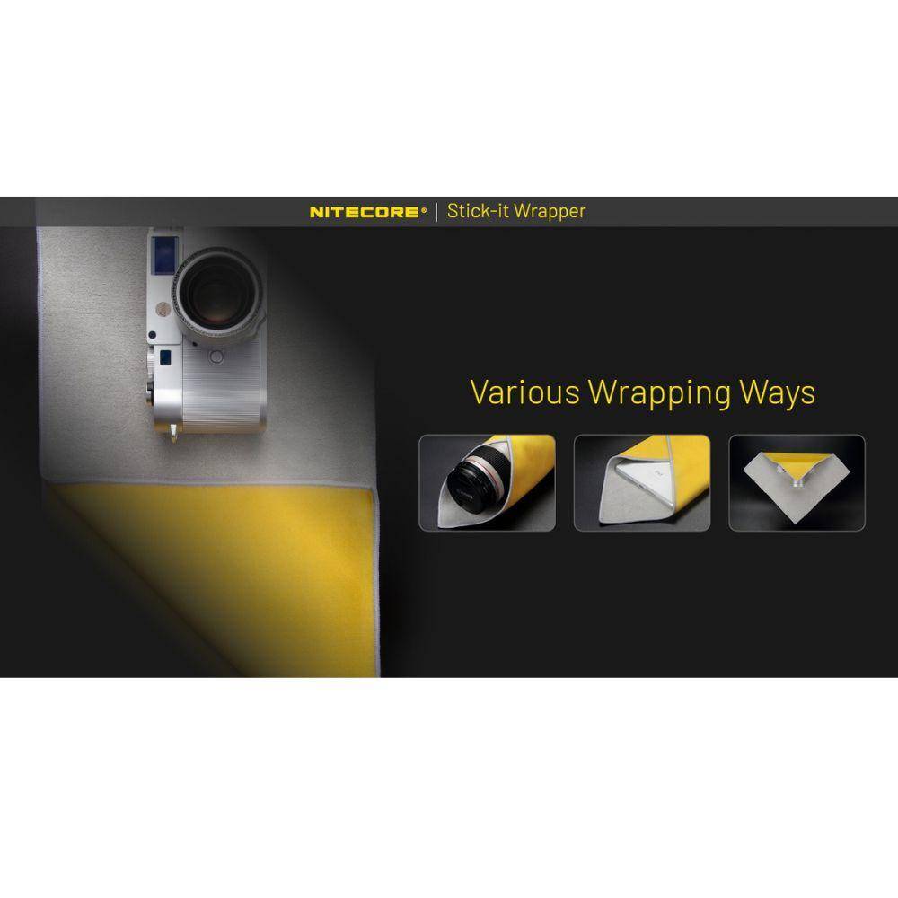 Nitecore Reinigungstuch Stick It Magic Cloth Fresia Gelb 48x48cm Nitecore Reinigungstuch Stick It Magic Cloth Fresia Gelb 48x48cm