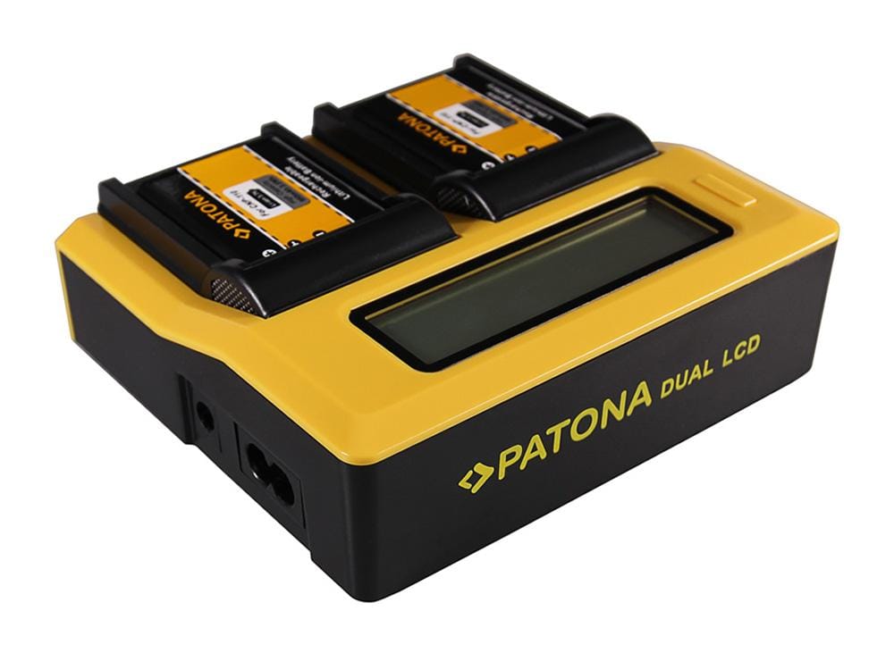 PATONA Dual LCD USB Ladegerät für Casio NP-110 Exilim EXH30 EX-H30 EXZ2000 EX-Z2000 EXZ2300