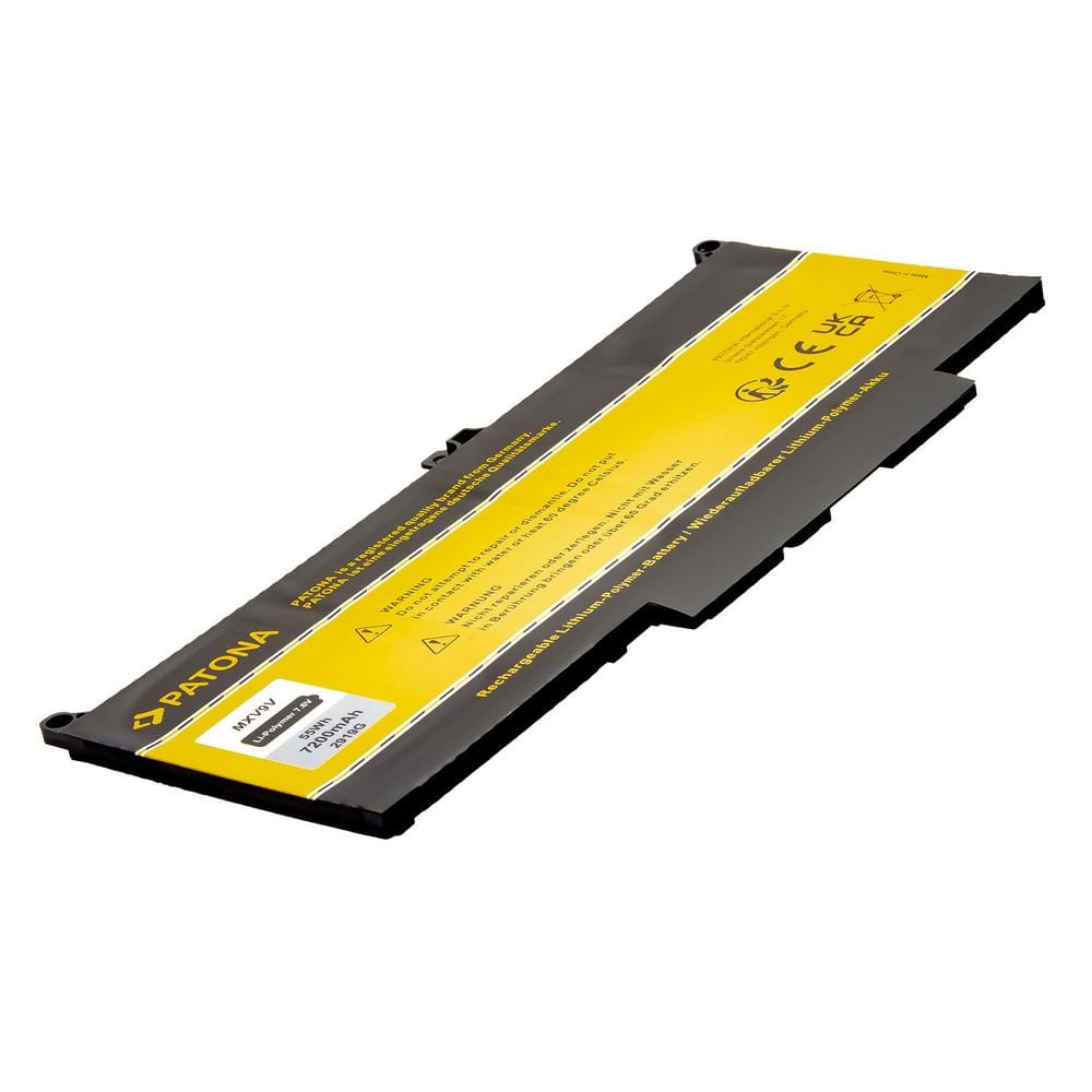 PATONA Li-Polymer Akku 7200 mAh 7,6 V für Dell Latitude 7400 MXV9V
