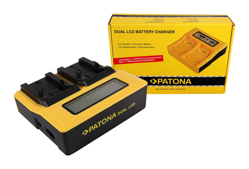 PATONA Dual LCD USB Ladegerät für Kodak Klic-8000 DB-50 Easyshare Z1012 IS Z1085 IS Z1485 IS Z612 PATONA Dual LCD USB Ladegerät für Kodak Klic-8000 DB-50 Easyshare Z1012 IS Z1085 IS Z1485 IS Z612