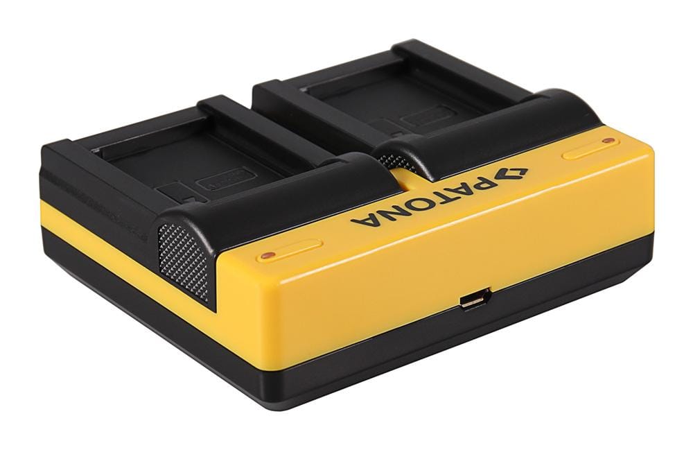 PATONA Dual Ladegerät für Canon NB-10L Powershot G16 SX 40 H SX 40 SX-40 SX40 HS SX40H inkl. Micro-USB