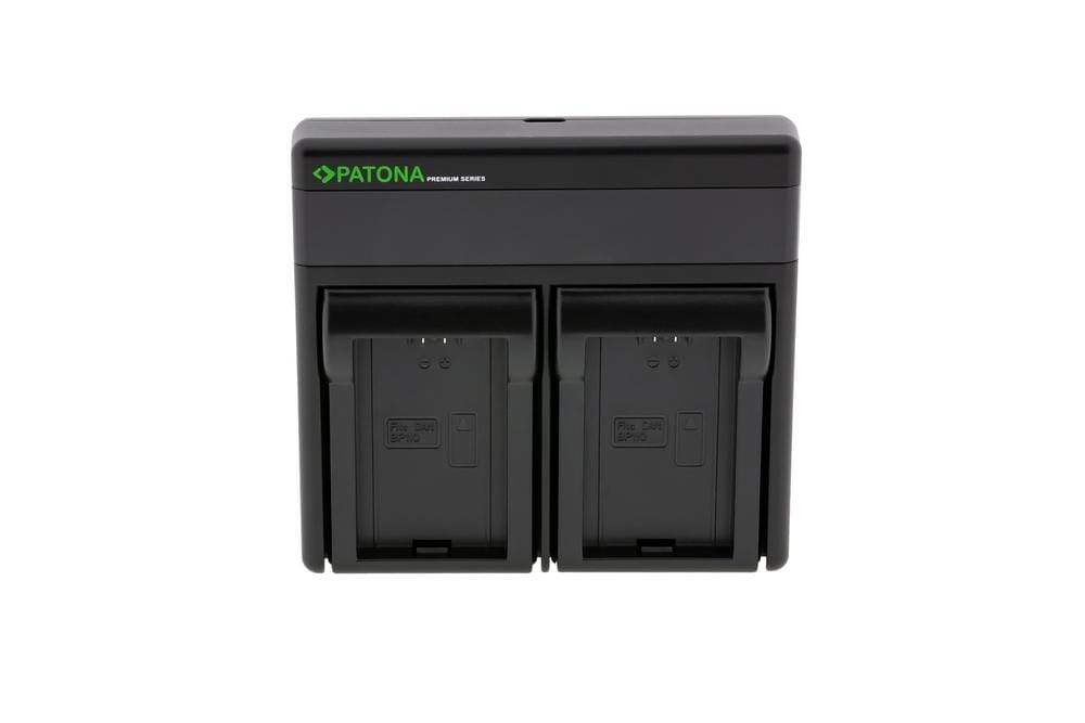 PATONA Premium Dual PD Performance Ladegerät für Canon BP-110 inkl. USB‑C Input/Output