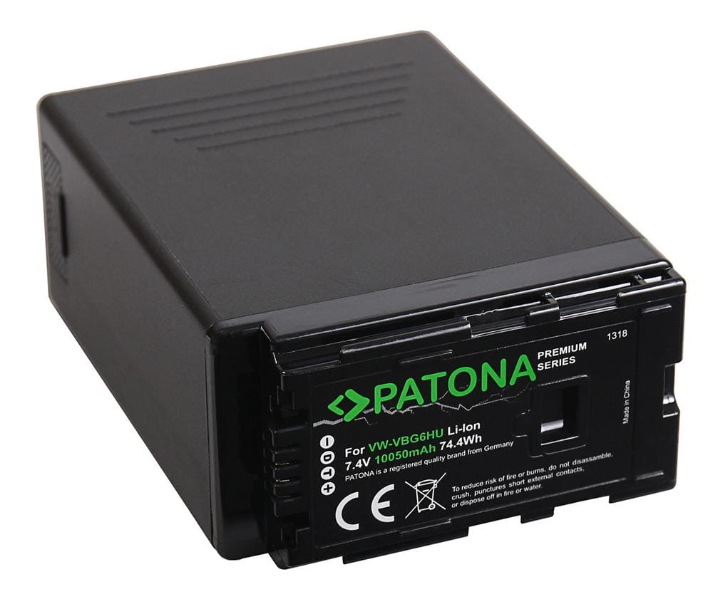 PATONA Premium Akku für Panasonic VW-VBG6 HDC-HS700 NV-GS320 NV-GS330 PV-GS500 SDR-H18 SDR-H200 VDR-D PATONA Premium Akku für Panasonic VW-VBG6 HDC-HS700 NV-GS320 NV-GS330 PV-GS500 SDR-H18 SDR-H200 VDR-D