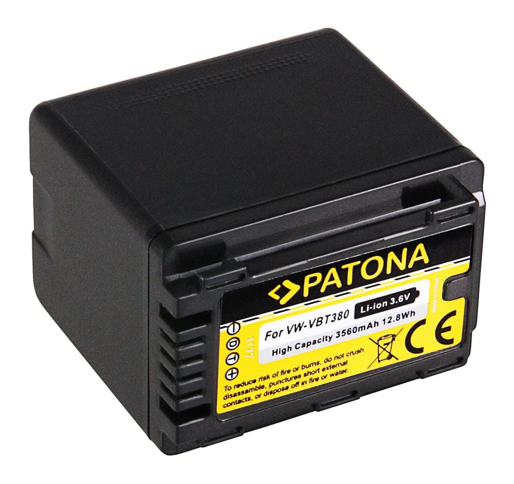 PATONA Akku für Panasonic VW-VBT380 HC-V720 V727EB V770EB W570 PATONA Akku für Panasonic VW-VBT380 HC-V720 V727EB V770EB W570