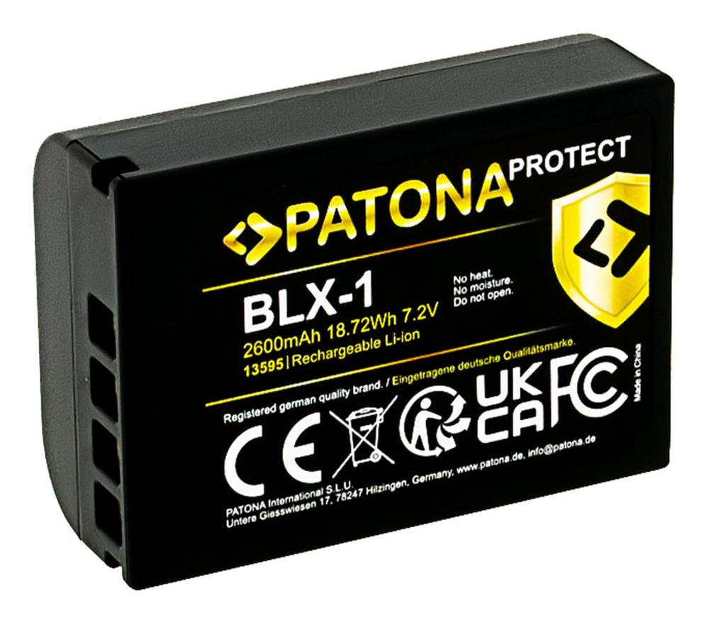 PATONA PROTECT Akku für Olympus BLX-1 OM-1 PATONA PROTECT Akku für Olympus BLX-1 OM-1