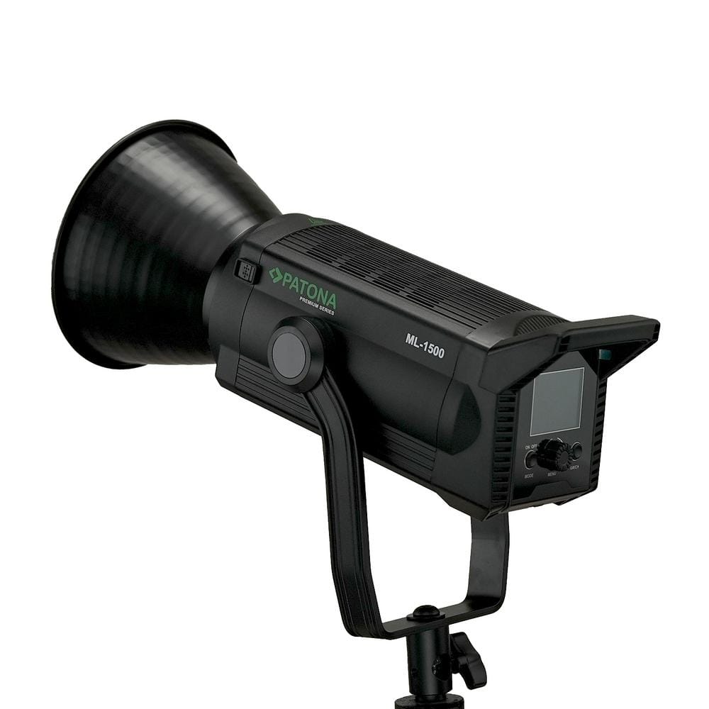 PATONA Premium LED Light ML-1500 150 W COB Fotolicht für Foto‑ und Videografie inkl. Tragetasche PATONA Premium LED Light ML-1500 150 W COB Fotolicht für Foto‑ und Videografie inkl. Tragetasche