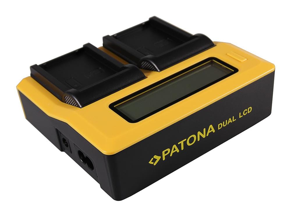 PATONA Dual LCD USB Ladegerät für Samsung BP1310 BP-1310