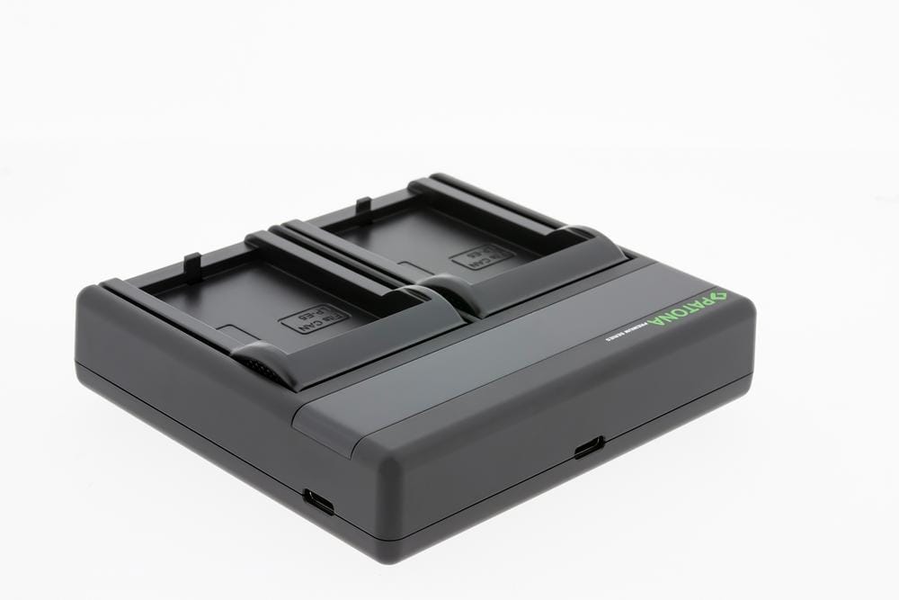 PATONA Premium Dual PD Performance Ladegerät für Canon LP-E5 inkl. USB-C Input/Output