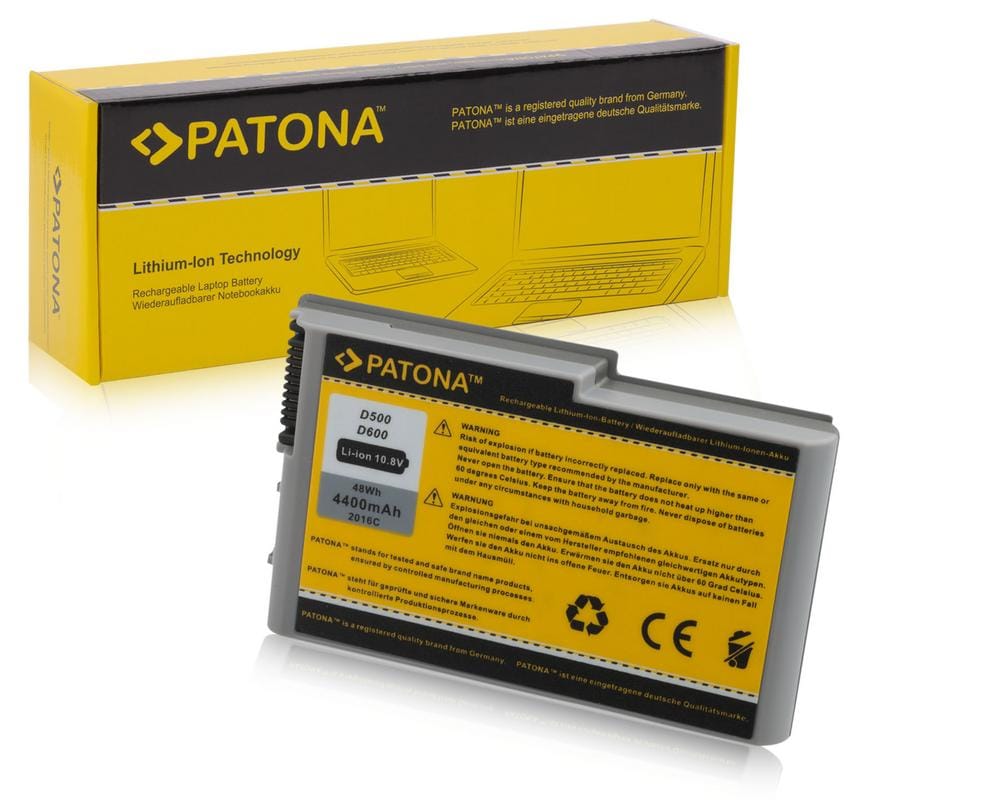 PATONA Akku für Dell Latitude 510M 505m 600m D500 D600 3R305