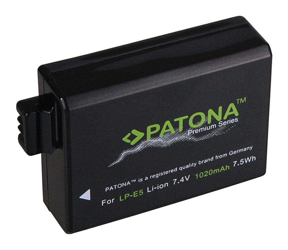 PATONA Premium Akku für Canon LP-E5 LPE5 EOS 450D 500D 1000D PATONA Premium Akku für Canon LP-E5 LPE5 EOS 450D 500D 1000D