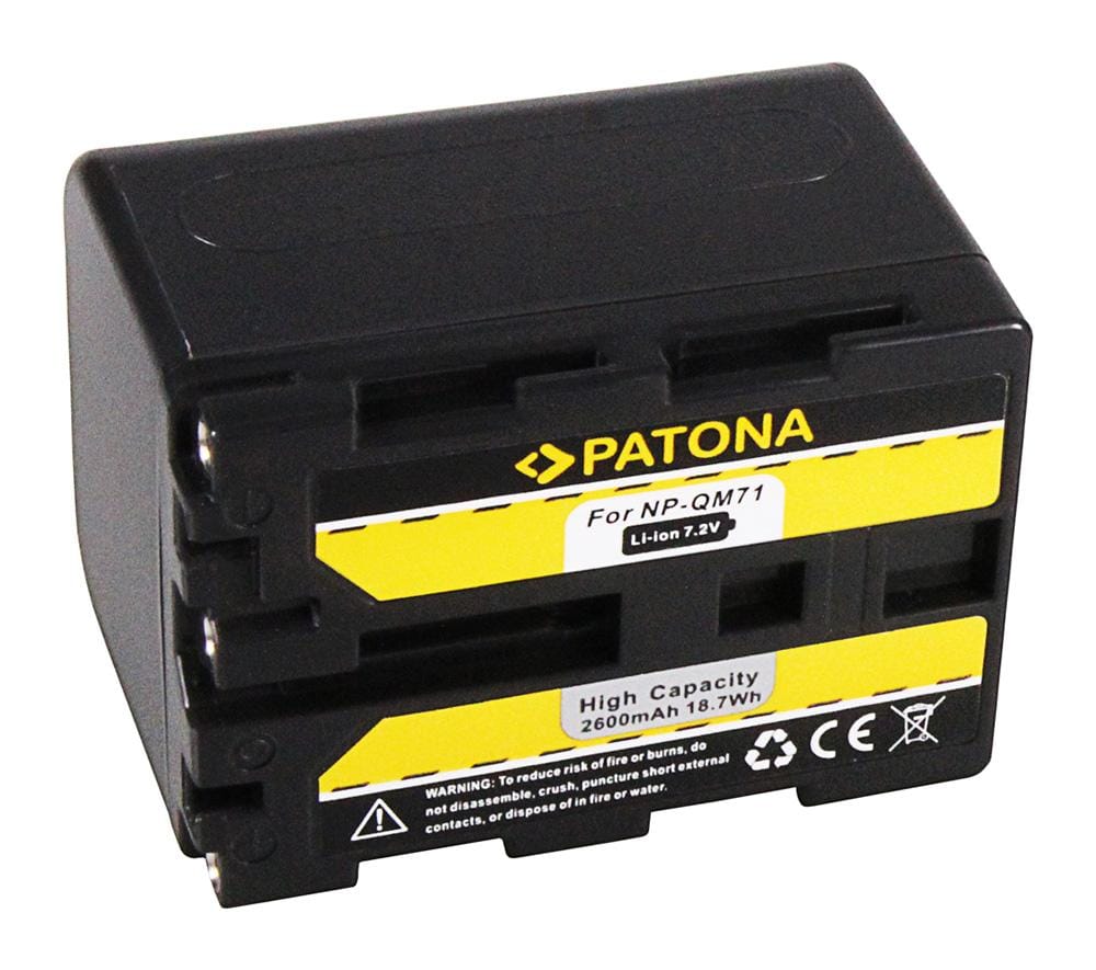 PATONA Akku für Sony NP-FM71 NP-QM70 NP-FM70 NP-QM7 CCD-TRV138