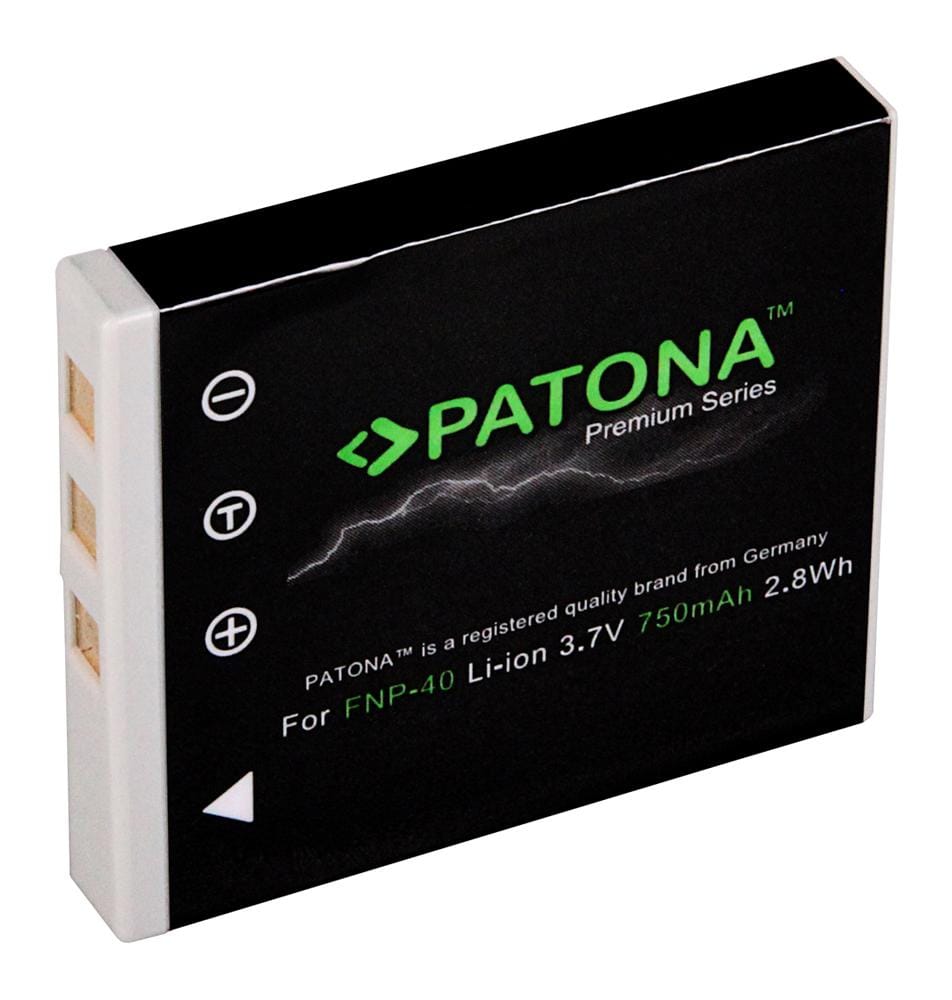 PATONA Premium Akku für Fuji NP-40 D-Li8 FinePix F402 F455 F460 F480