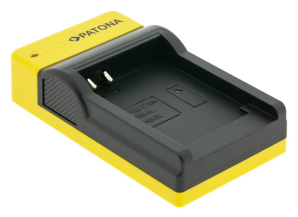 PATONA Slim USB Ladegerät mit USB‑C Input für Canon NB‑4L Digital Ixus i zoom i7 800 IS PATONA Slim USB Ladegerät mit USB‑C Input für Canon NB‑4L Digital Ixus i zoom i7 800 IS