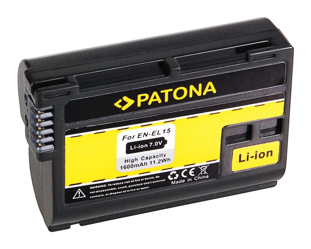 PATONA Akku für Nikon EN-EL15 V1 D7000 D800 D800 100% DECODIERT PATONA Akku für Nikon EN-EL15 V1 D7000 D800 D800 100% DECODIERT