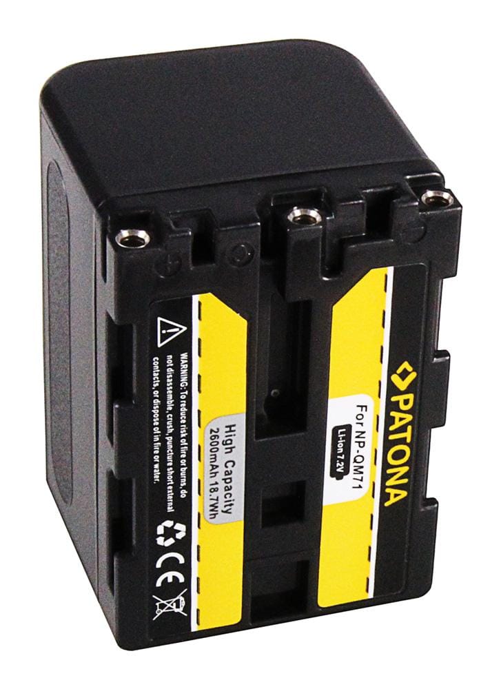 PATONA Akku für Sony NP-FM71 NP-QM70 NP-FM70 NP-QM7 CCD-TRV138