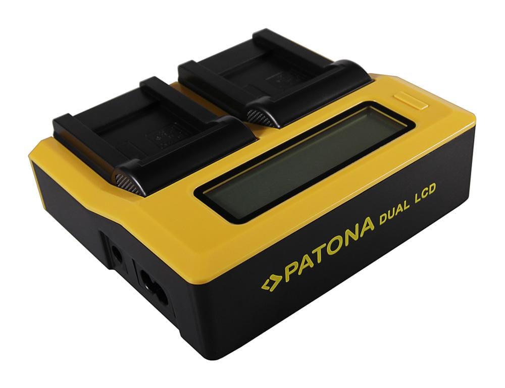 PATONA Dual LCD USB Ladegerät für Pentax D‑Li88, Optio H90, P70, P80, W90, WS80 und SANYO Akkus