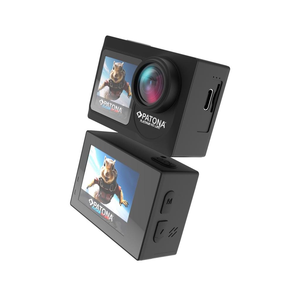 PATONA Platinum Action Cam Life SL4 5K 120fps 64MP EIS 120° 6G+IR RC Wifi App mit viel Zubehör PATONA Platinum Action Cam Life SL4 5K 120fps 64MP EIS 120° 6G+IR RC Wifi App mit viel Zubehör