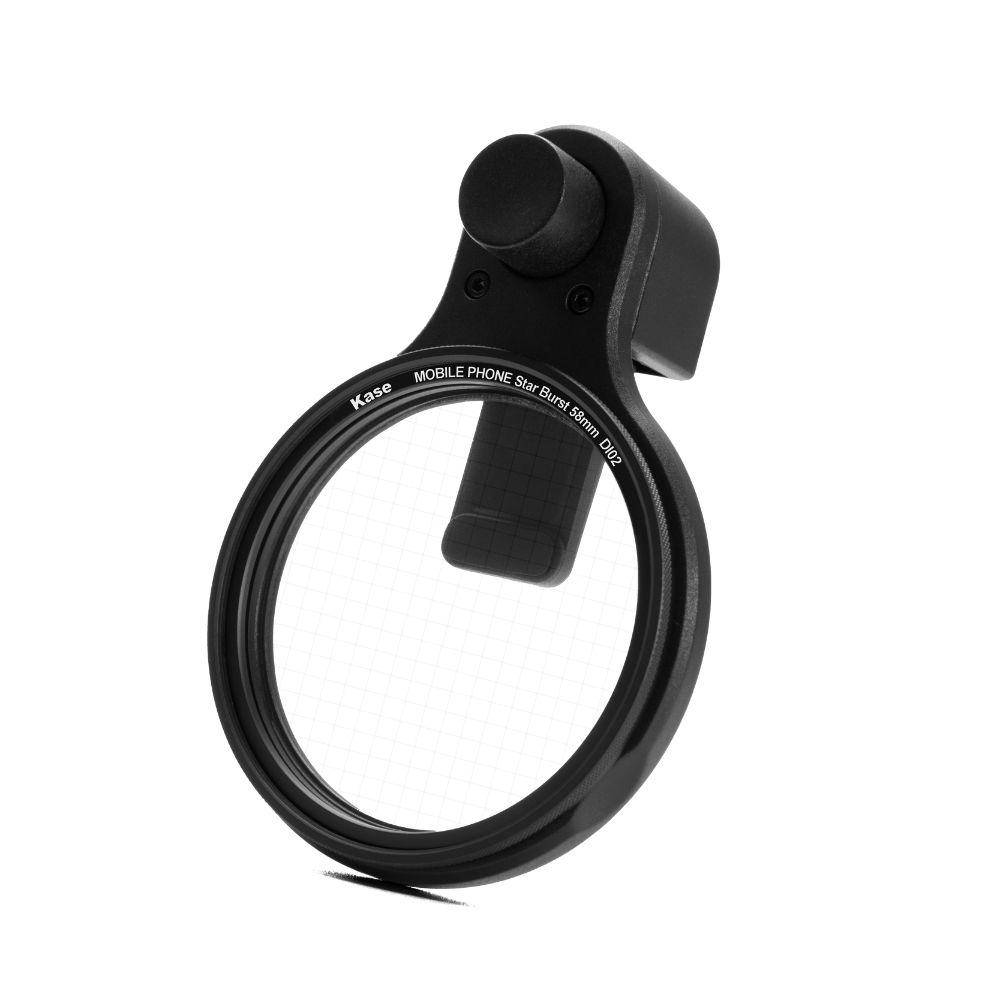Smartphone Magnetischer Star Burst Filter 58mm mit Magnetischem Clip Smartphone Magnetischer Star Burst Filter 58mm mit Magnetischem Clip