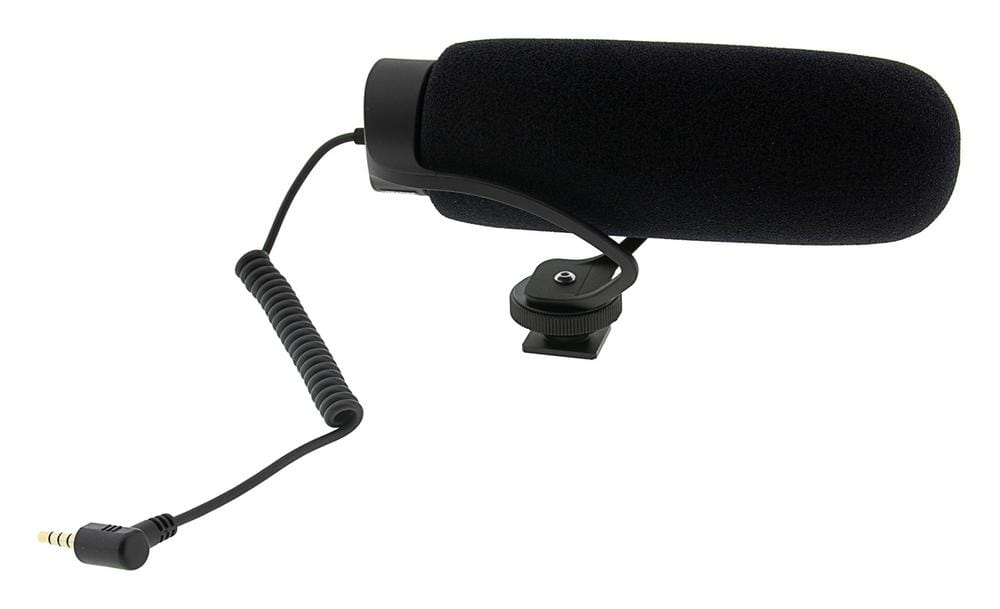 PATONA Premium Mikrofon inkl. Ansteckmikrofon für DSLR Kamera Camcorder und Smartphone