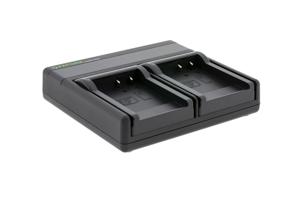 PATONA Premium Dual PD Performance Ladegerät für Sanyo DB‑L40A inkl. USB‑C Input Output