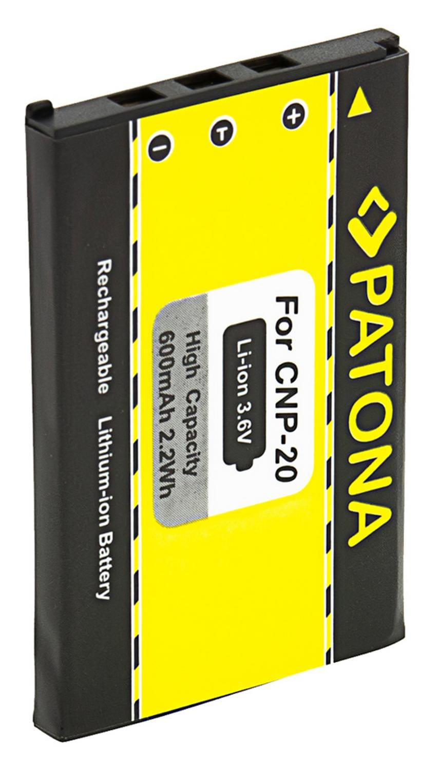 PATONA Akku für Casio EX-Z3 Z4 Z-5 S1 S2 S3 EX-S70 NP-20 NP20
