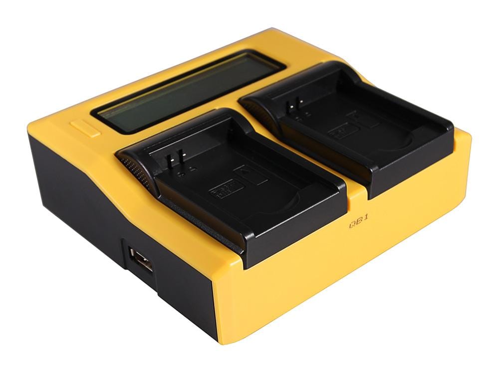 PATONA Dual LCD USB Ladegerät für Samsung BP88B MV900 MV900F