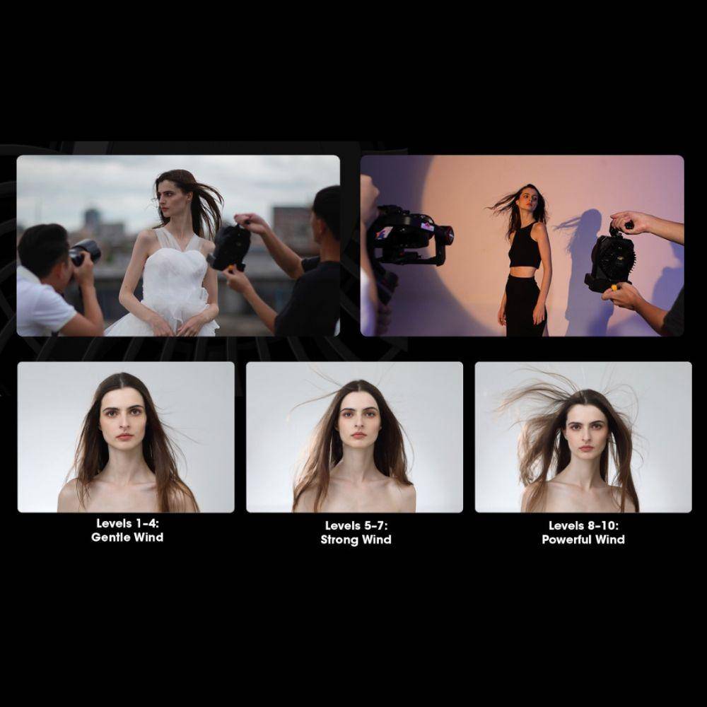 Nitecore Cinewind CW30 mobiles Windgebläse Ventilator Windgenerator Nitecore Cinewind CW30 mobiles Windgebläse Ventilator Windgenerator