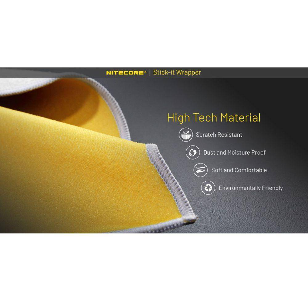 Nitecore Reinigungstuch Stick It Magic Cloth Fresia Gelb 48x48cm Nitecore Reinigungstuch Stick It Magic Cloth Fresia Gelb 48x48cm