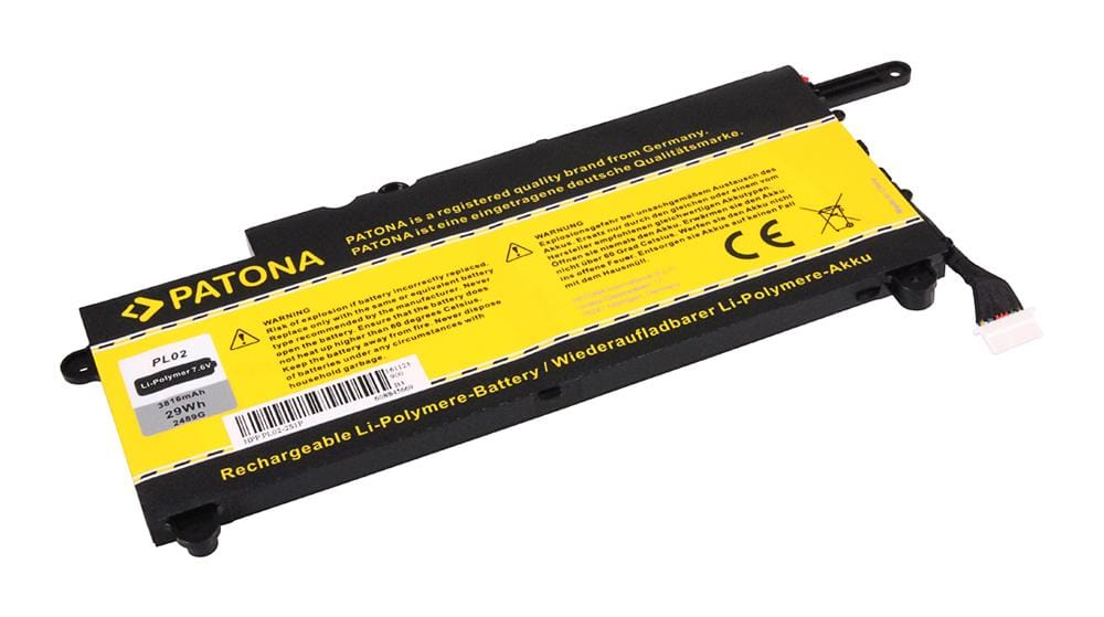 PATONA Akku für HP PL02 Pavilion 11 11 X360 11-n000snx 11-n010dx 11-N014TU 21