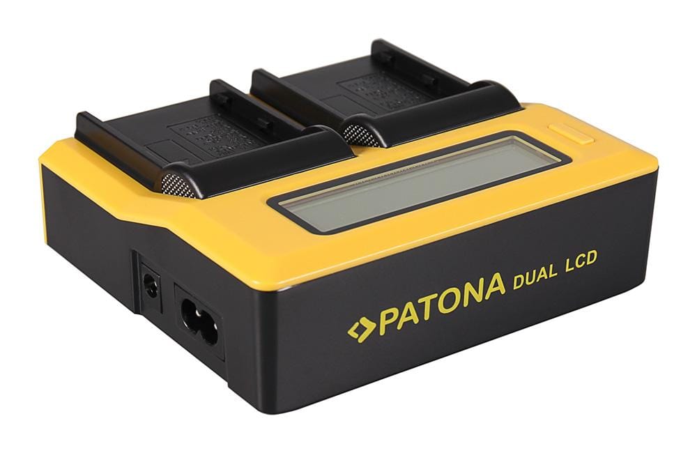 PATONA Dual LCD USB Ladegerät für Nikon EN-EL3 EN-EL3e FNP-150 BLM5