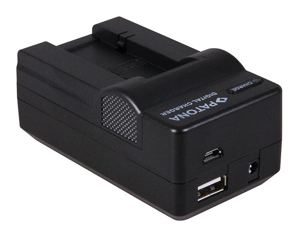 PATONA 4in1 Ladegerät für Sony Akku NP-FC10 NP-FC11 inkl. KFZ-Lader