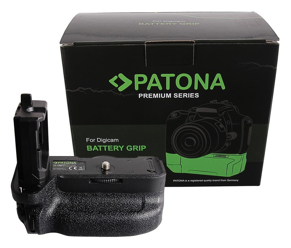 PATONA Premium Batteriegriff VG-C4EMRC Sony A9II A7IV A7RIV für 2 x NP-FZ100 Akkus inkl. Fernbedienung PATONA Premium Batteriegriff VG-C4EMRC Sony A9II A7IV A7RIV für 2 x NP-FZ100 Akkus inkl. Fernbedienung