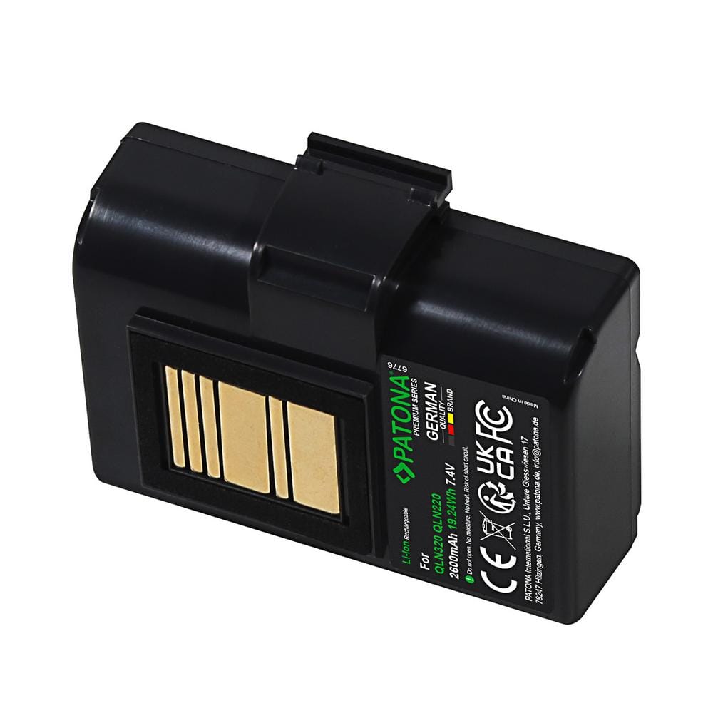 PATONA Premium Akku für Zebra QLN320 BTRY-MPP-34MA1-01 PATONA Premium Akku für Zebra QLN320 BTRY-MPP-34MA1-01