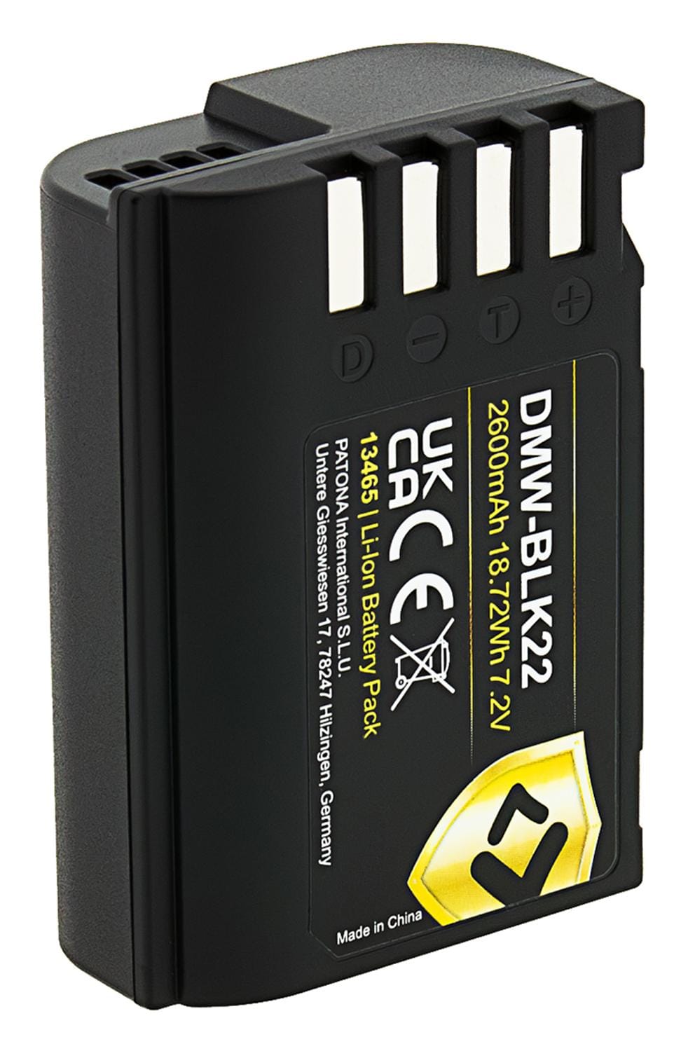 PATONA PROTECT Akku für Panasonic DMW-BLK22 DC-S5 G9 GH5 GH5S GH6 PATONA PROTECT Akku für Panasonic DMW-BLK22 DC-S5 G9 GH5 GH5S GH6