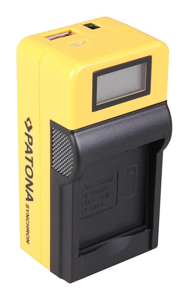 PATONA Synchron USB Ladegerät für Rollei RL410B mit LCD-Display PATONA Synchron USB Ladegerät für Rollei RL410B mit LCD-Display