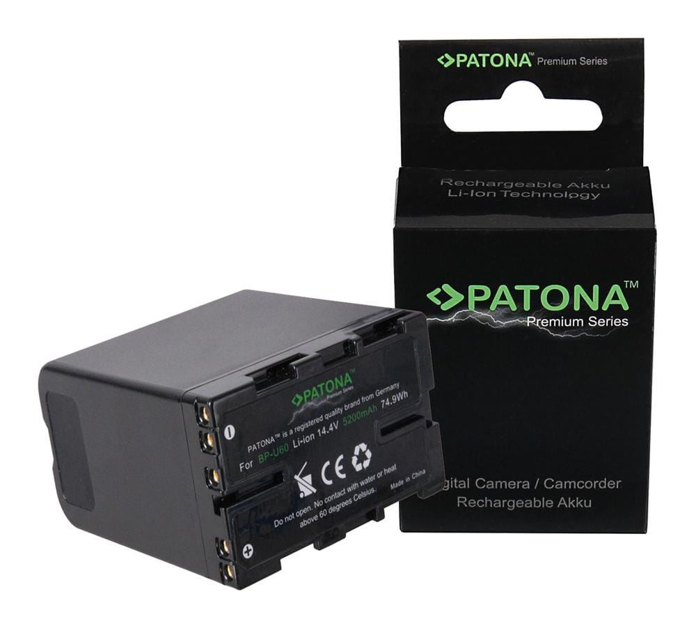 PATONA Premium Akku für Sony BP-U60 PMW-EX1 EX3 F3 F3K F3L PMW-150 PATONA Premium Akku für Sony BP-U60 PMW-EX1 EX3 F3 F3K F3L PMW-150