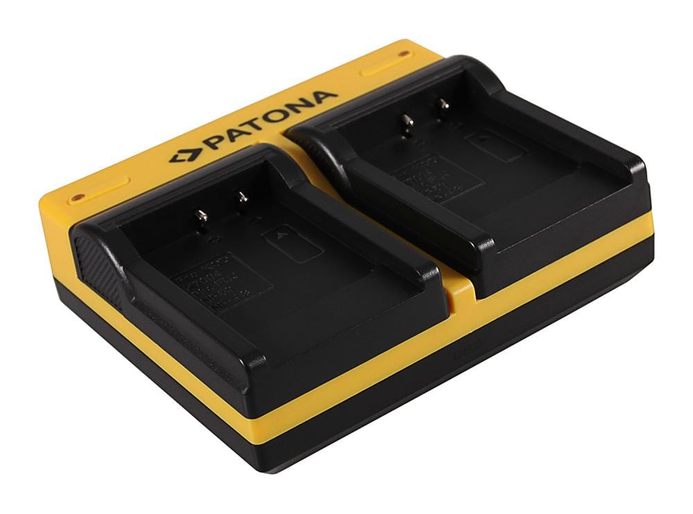 PATONA Dual Ladegerät für Fujifilm Fuji NP-50 FinePix F100fd F100fd F50fd F50fd F60fd inkl. Micro-USB